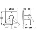 Grohe Einhand-Brausebatterie ALLURE ha graph
