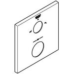 Grohe Rosette eckig, für THM-FMS supersteel