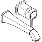 Grohe 2-Loch-WT-Batterie GRANDERA M-Size, FMS chrom/gold