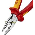 Spitzkombizange L.185mm pol.Mehrkomp.-Hülle verchr.VDE KNIPEX