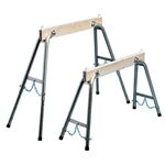 Arbeitsbock H.max.900mm Holz/Stahlrohr höhenv.ZARGES