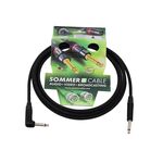 SOMMER CABLE Klinkenkabel 6,3 mono 1x 90° 3m sw Neutrik