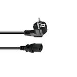 OMNITRONIC Kaltgeräte Netzkabel 3x1,0 5m sw