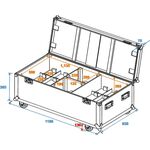 ROADINGER Flightcase 8x ML-56/ML-64