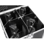 ROADINGER Flightcase 4x PAR-56 Spot lang Haken