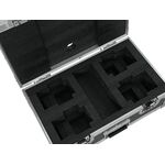 ROADINGER Flightcase 4x AKKU Dot 1 RGB/WW QuickDMX
