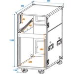 ROADINGER Spezial-Stage-Case Profi mit Rollen