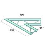 ALUTRUSS BISYSTEM PH-19 2-Weg 45° horizontal