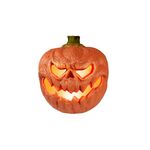 EUROPALMS Halloween Kürbis beleuchtet, 18cm