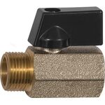 Mini-Kugelhahn VALVE LINE 13mm 1/2 IG/AG DN 10mm RIEGLER - VPE: 10