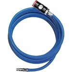 Soft-PVC-Druckluftschlauchset ID 6,3mm AD 11mm L.5m Sicherheitskuppl.DN 7,4