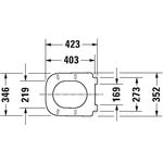 Duravit WC-Sitz HAPPY D.2 o Absenkauto abnehmbar anthrazit matt