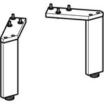 Geberit Möbelfuß SMYLE Square 2 Stück, verchromt Höhe 151 - 154mm
