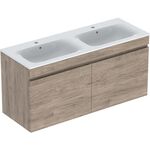 Geberit WT-Unterschrank RENOVA PLAN m D-WT 1300x622x480mm NB hickory/weiß