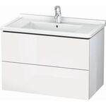 Duravit Waschtischunterbau L-CUBE 820x469mm 2 Schubk ta s-matt ES Ah mitte