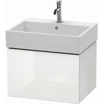 Duravit Waschtischunterbau L-CUBE 584x459mm 1 Ausz. we s-matt ES NB mitte