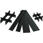 Unterteiler f.Transportstapelbehälter H.180mm PP anthrazit 10St./Karton LA-KA-PE