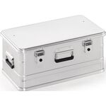 Aluminiumbox L582xB385xH262mm 47l m.Klapphebelverschlüssen m.Bohrungen