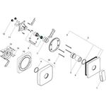 Einhebel-Brausemischer AXOR URQUIOLA Unterputz chrom
