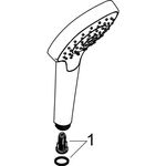 HG Handbrause Croma Select E Multi DN 15 weiß/chrom