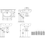 V&B Waschtisch O.NOVO 600x490mm ohne ÜL we