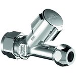 SCHELL Schrägsitzventil COMFORT kurze Bauform 1/2Zollx3/8Zoll chrom - VPE: 50