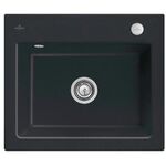V&B Spüle SUBWAY 60 S 600x510mm Exzent. ebony