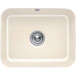 Cisterna 60C Unterbauspüle 550 x 440 mm Snow White Ceramicplus