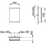 Keuco Spiegelschrank ROYAL MODULAR 2.0 Breite 500mm Höhe 700mm Tiefe 160mm