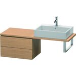 Duravit Konsolenunterschrank L-CUBE 400x620x477mm europäische eiche