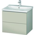 Duravit Waschtischunterbau L-CUBE 620x481x555mm taupe