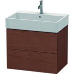Duravit Waschtischunterbau L-CUBE 544x684x459mm amerikanisch nussbaum