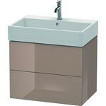 Duravit Waschtischunterbau L-CUBE 544x684x459mm cappuccino hochglanz