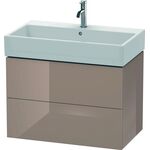 Duravit Waschtischunterbau L-CUBE 544x784x459mm cappuccino hochglanz