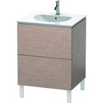 Duravit Waschtischunterbau L-CUBE 514x620x704mm eiche kaschmir