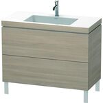 Duravit Waschtischunterbau L-CUBE m WT Vero Air 698x1000x480mm 1 HL pi sil