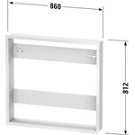 Duravit Einbauset LICHT & SPIEGEL für Good und Better-Version 861x139mm