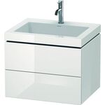 Duravit Waschtischunterbau L-CUBE m WT Vero Air 500x600x480mm 1 HL we hgl