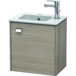 Duravit Waschtischunterbau BRIOSO 442x420x289mm Gri chr Ans re pine silver