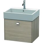 Duravit Waschtischunterbau BRIOSO Griff chrom 442x584x459mm pine silver