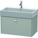 Duravit Waschtischunterbau BRIOSO Griff chrom 442x784x459mm betongrau matt