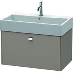 Duravit Waschtischunterbau BRIOSO Griff chrom 442x784x459mm basalt matt