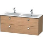 Duravit Waschtischunterbau BRIOSO 553x1290x479mm Griffe chr lichtblau matt