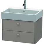 Duravit Waschtischunterbau BRIOSO Griffe Frontfarbe 442x684x459mm bas matt
