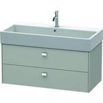 Duravit Waschtischunterbau BRIOSO Griffe chr 442x984x459mm betongrau matt