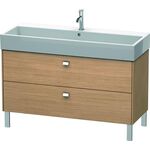 Duravit Waschtischunterbau BRIOSO Griffe chr 570x1184x459mm europ. eiche