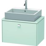 Duravit Konsolenunterschrank BRIOSO Griff chrom 442x720x480mm lichtblau matt