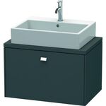 Duravit Konsolenunterschrank BRIOSO Griff chrom 442x720x480mm graphit matt