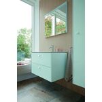 Duravit Spiegel BRIOSO m Be 700x820x45mm 23 W lichtblau matt