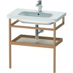 Duravit Handtuchhalter DURASTYLE 440x740mm, mit Ablage taupe/eiche massiv